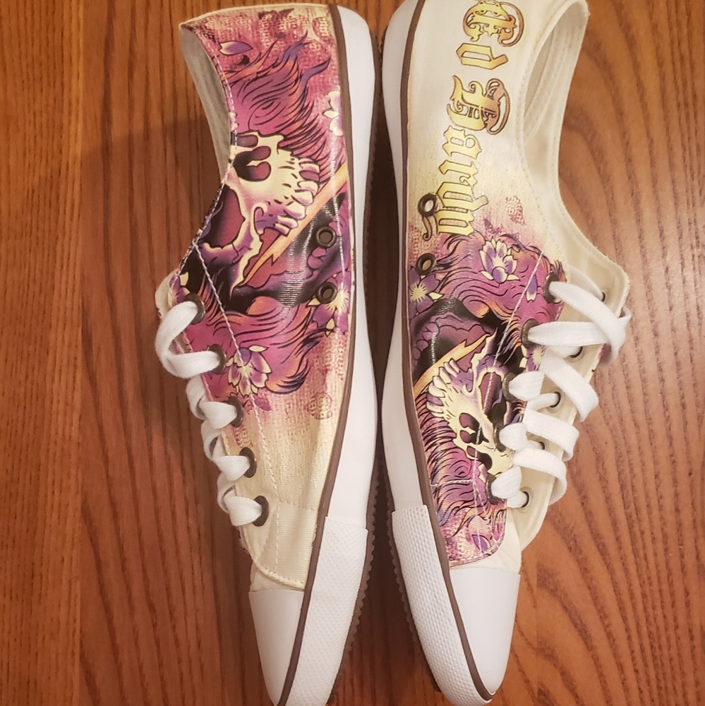 Ed Hardy sneakers, size 8 - Picture 8 of 10